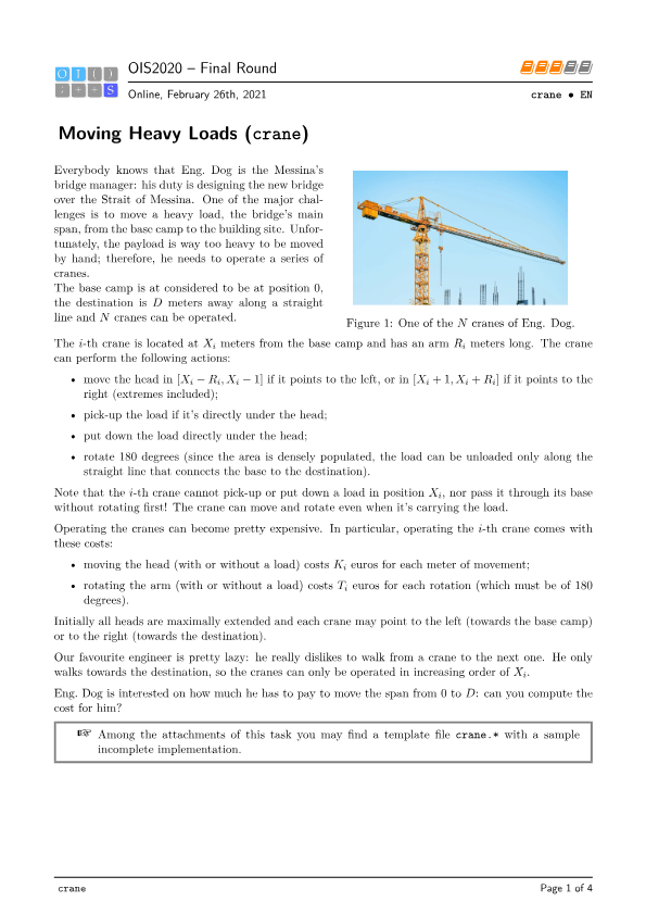Moving Heavy Loads