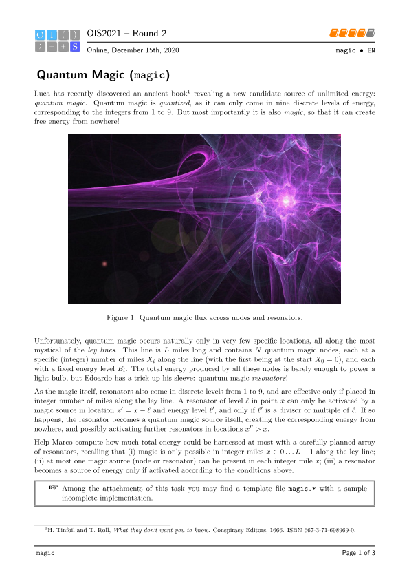 Quantum Magic