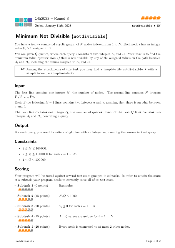 Minimum Not Divisible