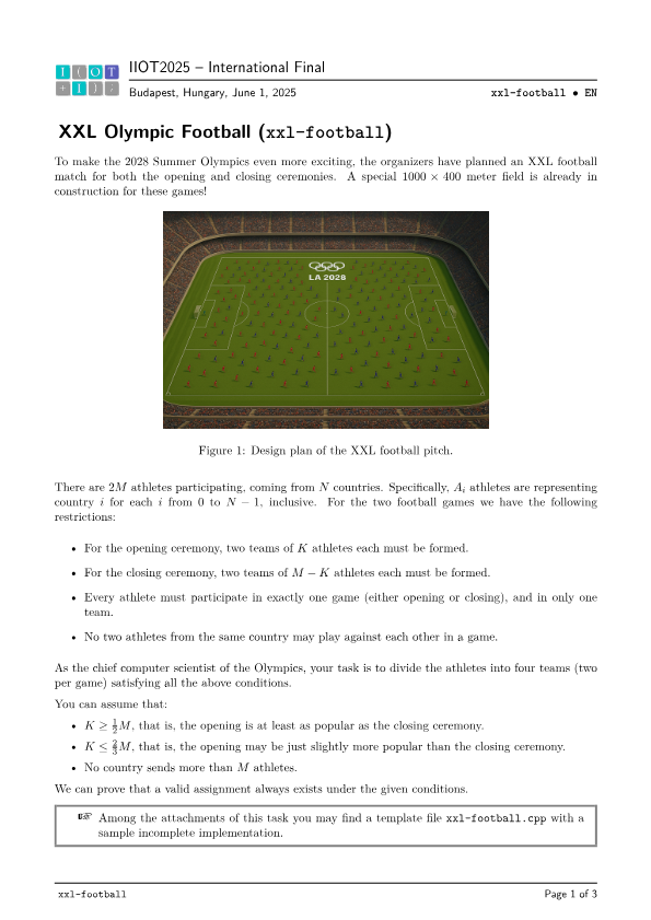 XXL Olympic Football